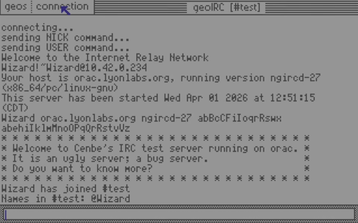 geoIRC screenshot